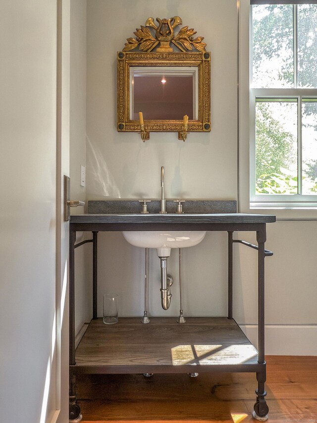 85 W Church Hill Rd, Washington, CT 06794 - detailed view of a sink and wood finished floors