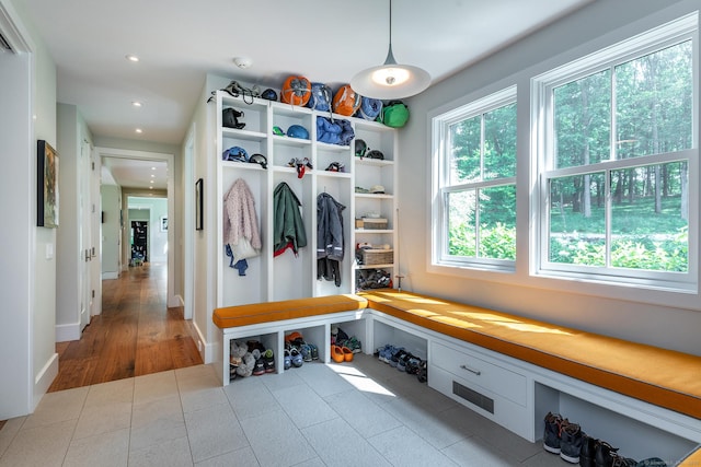 85 W Church Hill Rd, Washington, CT 06794 - mudroom with recessed lighting and baseboards