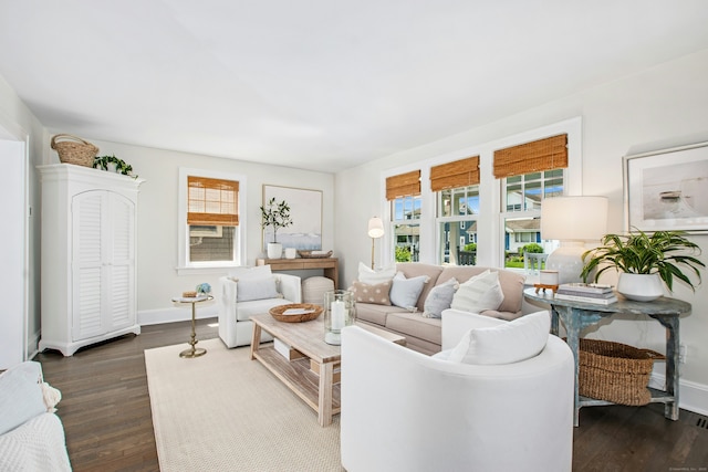 18 Wallace Ave, Norwalk, CT 06855 - living room featuring wood finished floors and baseboards