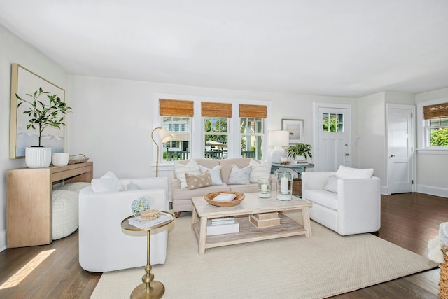 18 Wallace Ave, Norwalk, CT 06855 - living area featuring wood finished floors and baseboards