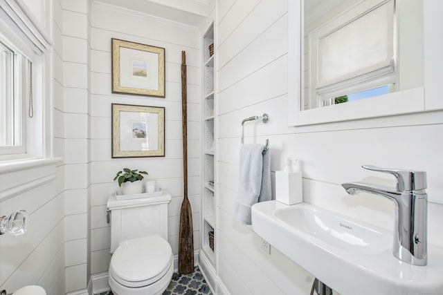 18 Wallace Ave, Norwalk, CT 06855 - bathroom with a sink and crown molding