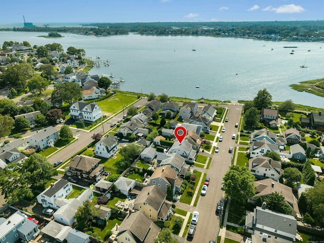 18 Wallace Ave, Norwalk, CT 06855 - aerial view of residential area featuring a nearby body of water