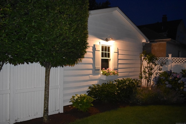 18 Wallace Ave, Norwalk, CT 06855 - view of property exterior at twilight