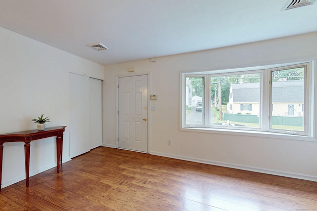 20 Hickory St, Danbury, CT 06810 - entrance foyer with wood finished floors and baseboards