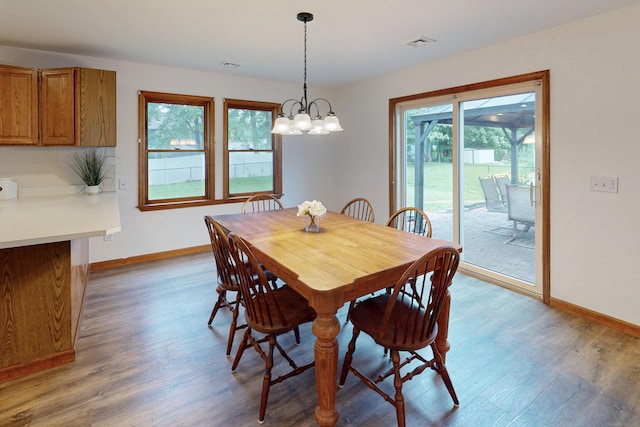 20 Hickory St, Danbury, CT 06810 - dining space with wood finished floors and a chandelier