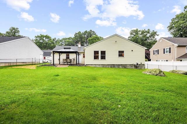 20 Hickory St, Danbury, CT 06810 - rear view of house with a gazebo