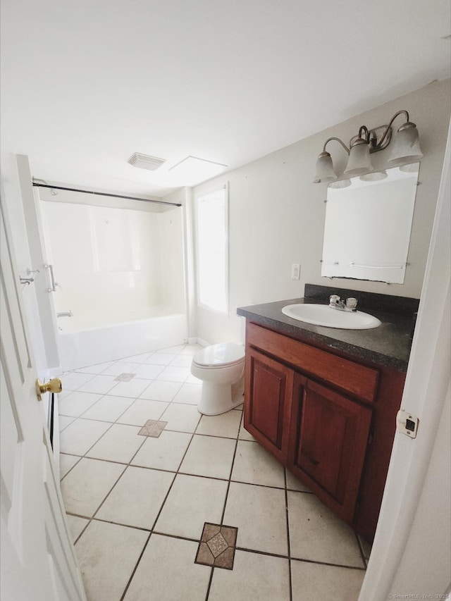 51 Main St, Thompson, CT 06255 - bathroom featuring vanity, tile patterned flooring, and shower / bathtub combination