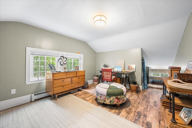 20 Channing St, New London, CT 06320 - sitting room featuring vaulted ceiling and wood finished floors