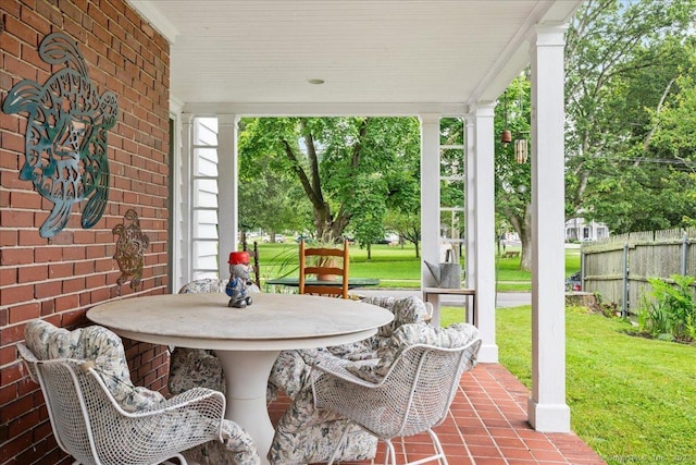 20 Channing St, New London, CT 06320 - view of covered porch