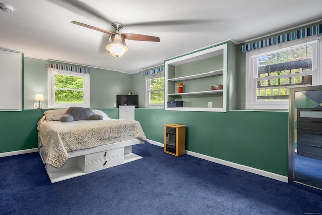 205 Luther Dr, Southbury, CT 06488 - carpeted bedroom featuring baseboards and a ceiling fan