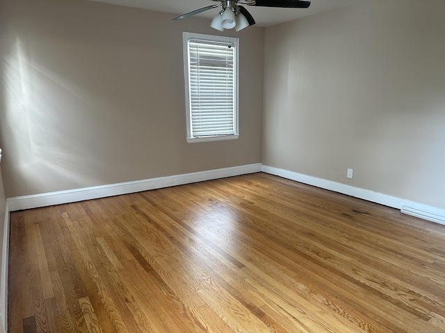 27 Woodbridge Ave, East Hartford, CT 06108 - unfurnished room with ceiling fan and light wood-type flooring