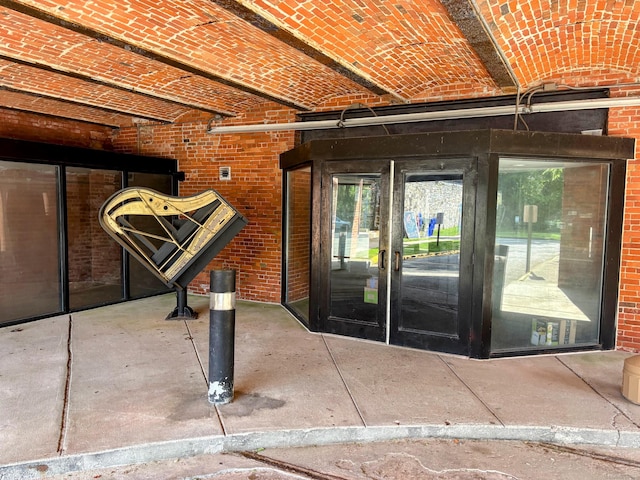 92 Main St Apt 102, Deep River, CT 06417 - doorway to property with brick siding