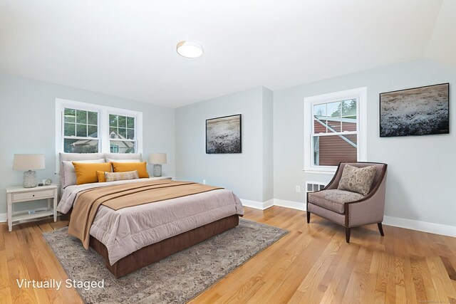 19 Robert St, Hamden, CT 06514 - bedroom with light wood-style flooring and baseboards