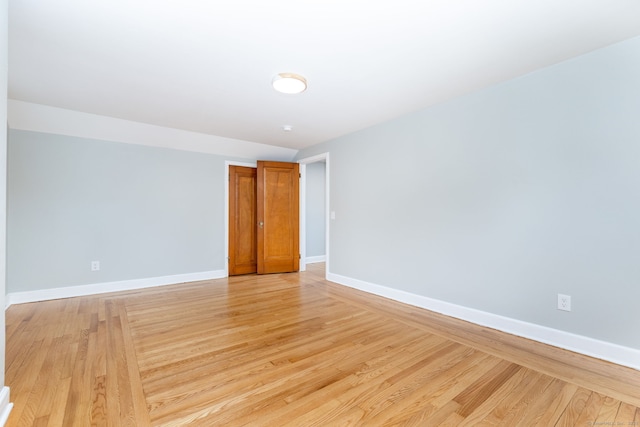 19 Robert St, Hamden, CT 06514 - spare room with baseboards and light wood finished floors