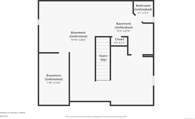 19 Robert St, Hamden, CT 06514 - view of room layout