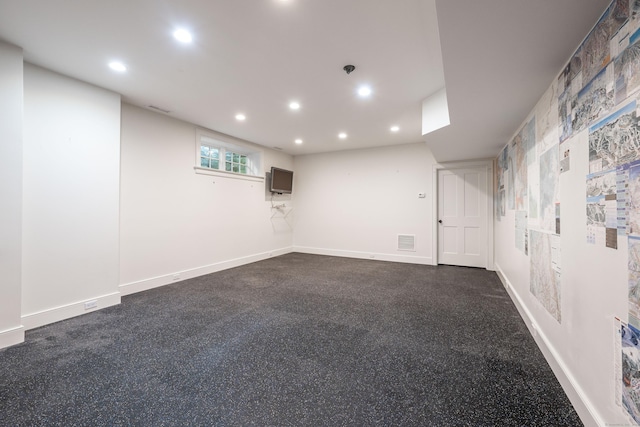 509 Main St N, Woodbury, CT 06798 - unfurnished room with recessed lighting and baseboards