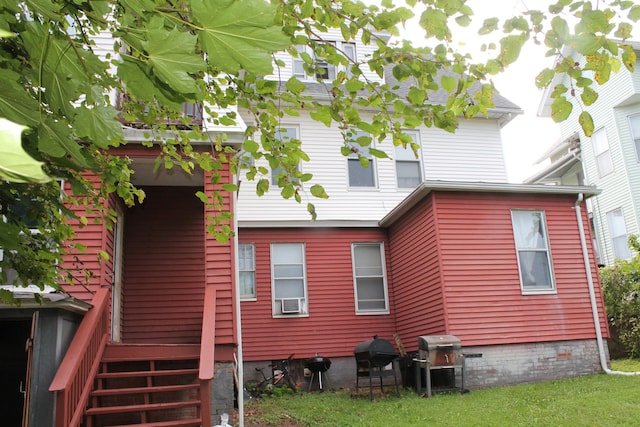 120 Linsley Ave, Meriden, CT 06451 - rear view of property with cooling unit