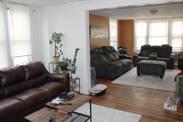 120 Linsley Ave, Meriden, CT 06451 - living room featuring wood finished floors and baseboard heating