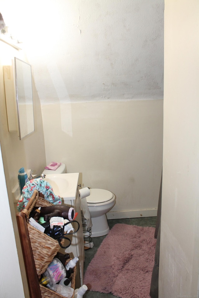 120 Linsley Ave, Meriden, CT 06451 - half bathroom featuring vanity and toilet