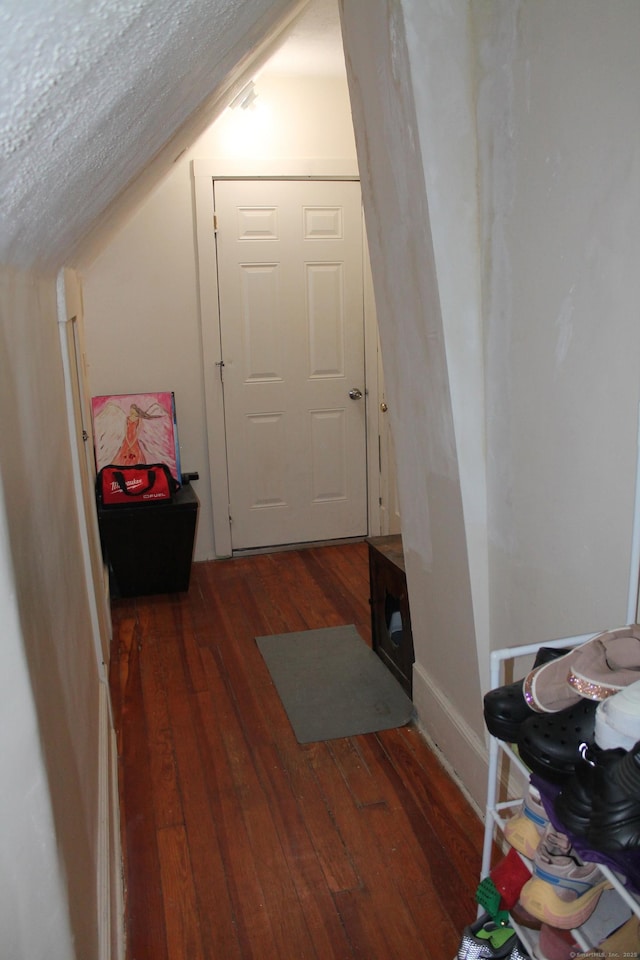 120 Linsley Ave, Meriden, CT 06451 - hall featuring hardwood / wood-style floors and a textured ceiling