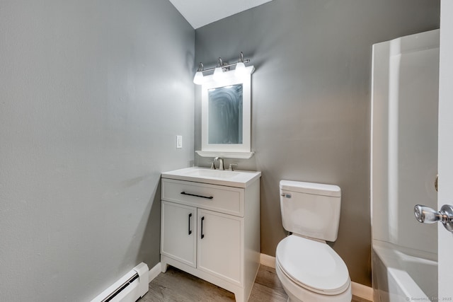 118 Sheraton Ln Unit 118, Norwich, CT 06360 - full bath with vanity and a baseboard radiator
