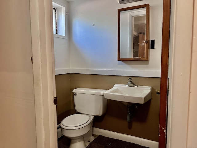 239 Bates Dr, Cheshire, CT 06410 - half bath featuring toilet and a sink