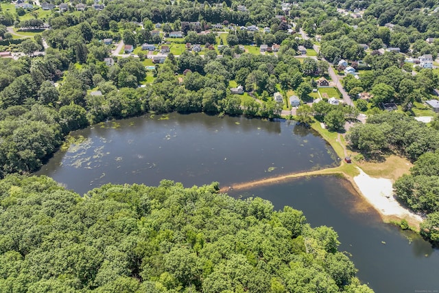 510 Sylvan Lake Rd, Watertown, CT 06779 - aerial view of property and surrounding area with a large body of water and a forest