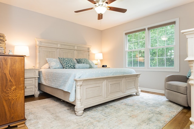 76 Highland Dr Unit 76, Monroe, CT 06468 - bedroom with wood finished floors and ceiling fan