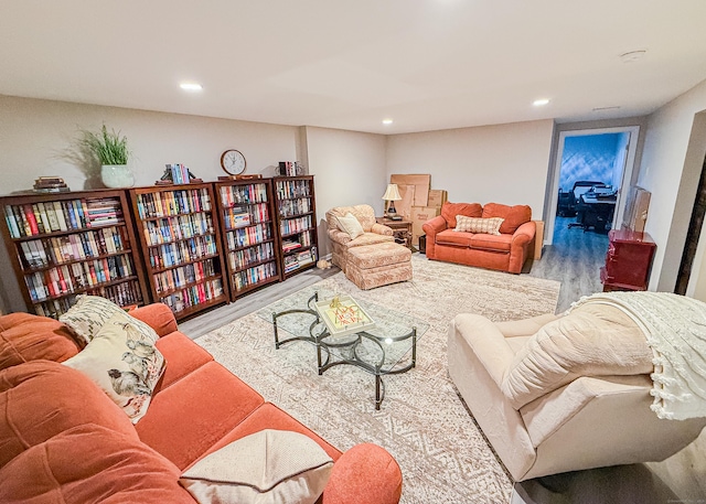 76 Highland Dr Unit 76, Monroe, CT 06468 - living room featuring wood finished floors and recessed lighting