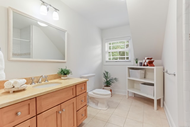 4 Reimer Rd, Westport, CT 06880 - bathroom featuring vanity, tile patterned floors, and a shower