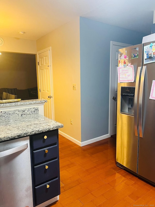 48 Harris Dr, Newington, CT 06111 - kitchen with stainless steel appliances and light wood-style flooring