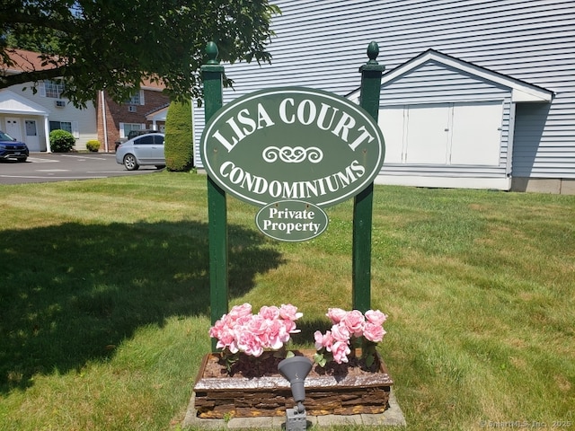 16 Lisa Ct Apt 7, Waterbury, CT 06704 - community sign with a lawn