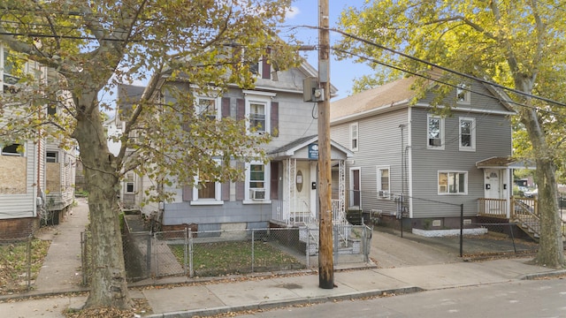 189 Ferry St, New Haven, CT 06513 - view of front of house featuring a fenced front yard, a gate, and crawl space