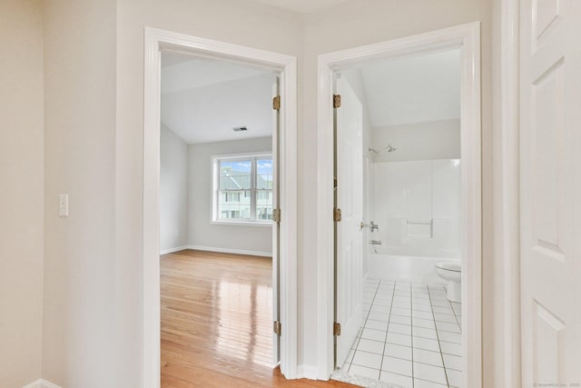 1802 Pinnacle Way Unit 1802, Danbury, CT 06811 - hall with baseboards and light wood-style flooring