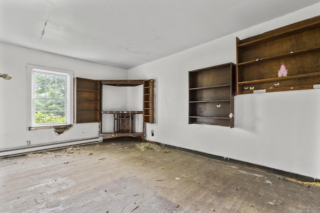 212 Prospect St, Norwich, CT 06360 - unfurnished living room featuring a baseboard heating unit