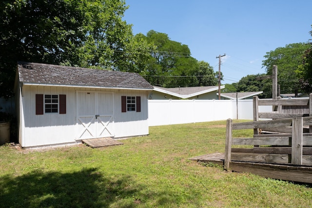 56 Franklin St, Vernon, CT 06066 - view of yard featuring a storage shed