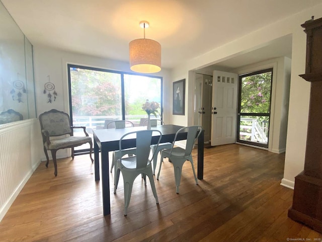 50 Howe St, Milford, CT 06460 - dining space with wood finished floors