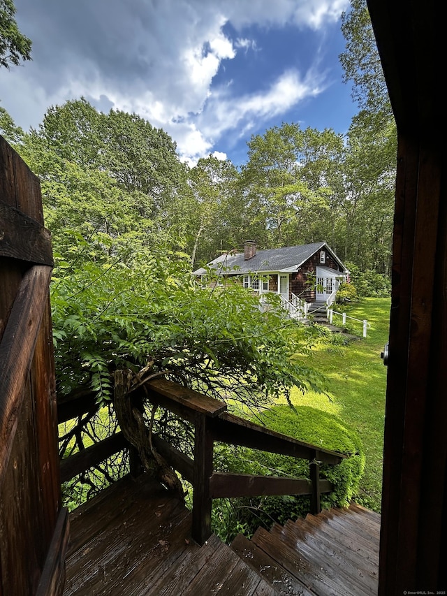 364 Locust Rd, Harwinton, CT 06791 - deck with a yard