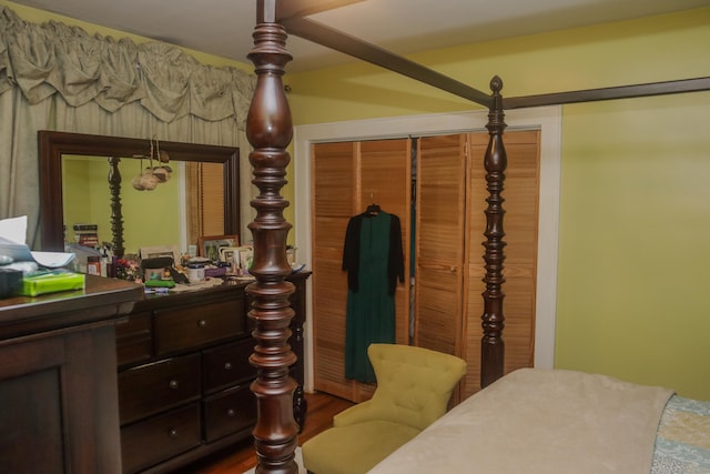 77 Beardsley Park Ter, Bridgeport, CT 06610 - bedroom featuring dark wood-style floors