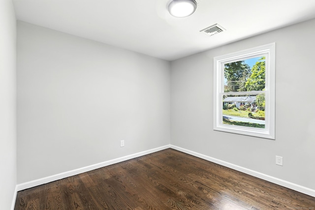 15 Beech St, North Branford, CT 06471 - empty room with baseboards and dark wood finished floors