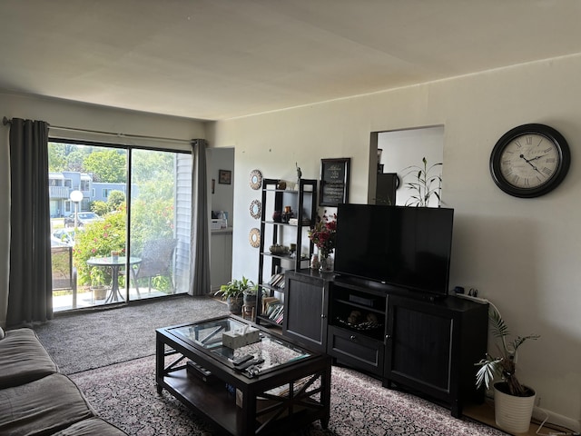 12 Cedar Ct Unit D, East Haven, CT 06513 - view of carpeted living room