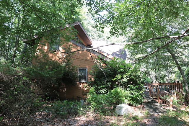 110R Bloomingdale Rd, Waterford, CT 06375 - view of side of home featuring a deck