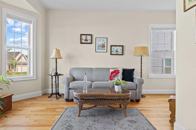 115 Webster Ln Unit 115, Middletown, CT 06457 - living area featuring wood finished floors and baseboards
