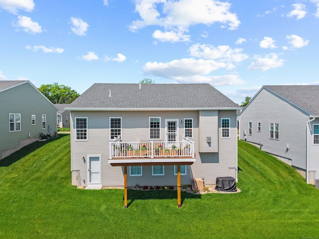 115 Webster Ln Unit 115, Middletown, CT 06457 - back of house with a wooden deck and a yard