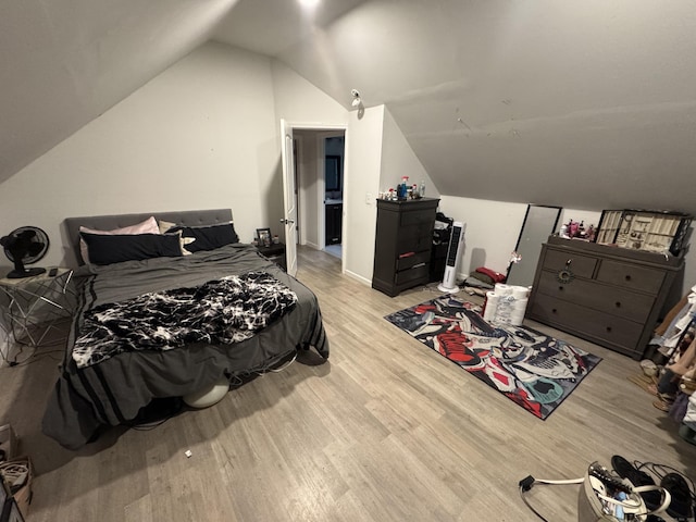 24 N Forest Cir, West Haven, CT 06516 - bedroom with light wood-style flooring and lofted ceiling