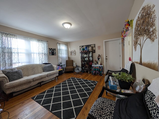 901 William St Apt D, Bridgeport, CT 06608 - living room with wood finished floors