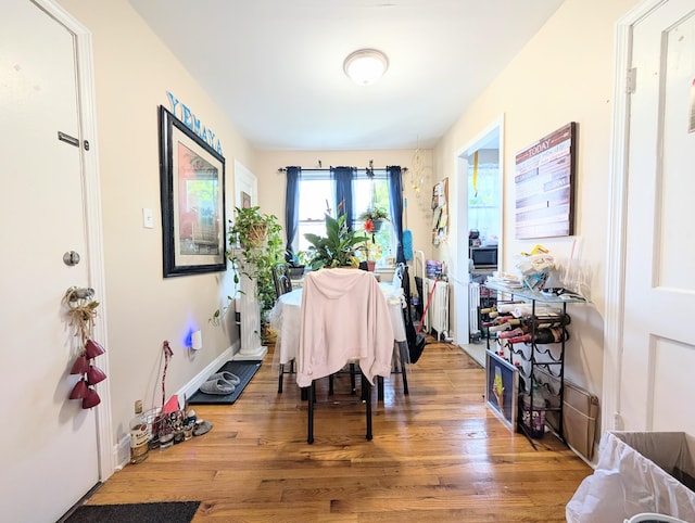 901 William St Apt D, Bridgeport, CT 06608 - dining space with wood finished floors