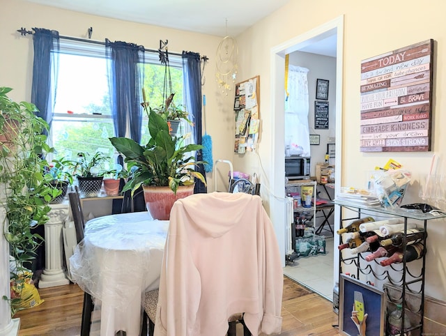 901 William St Apt D, Bridgeport, CT 06608 - dining space with wood finished floors