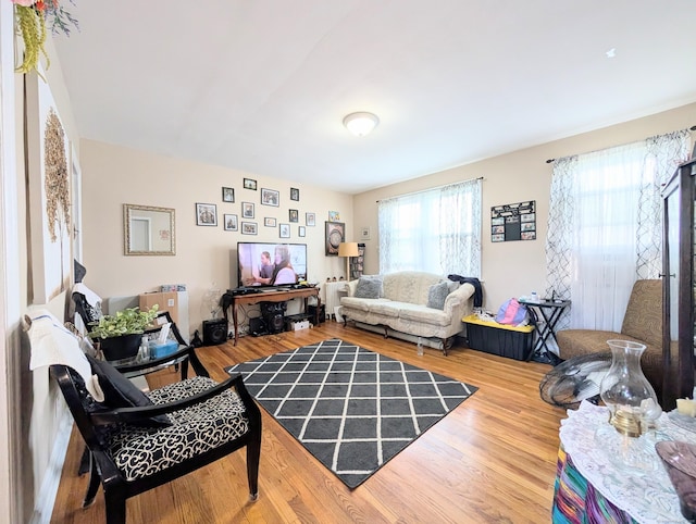 901 William St Apt D, Bridgeport, CT 06608 - living area with wood finished floors