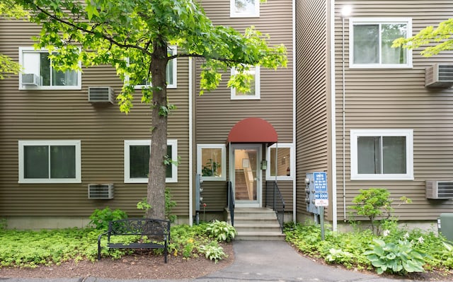 14 Newtown Rd Unit B9, Danbury, CT 06810 - view of front of house featuring a wall unit AC